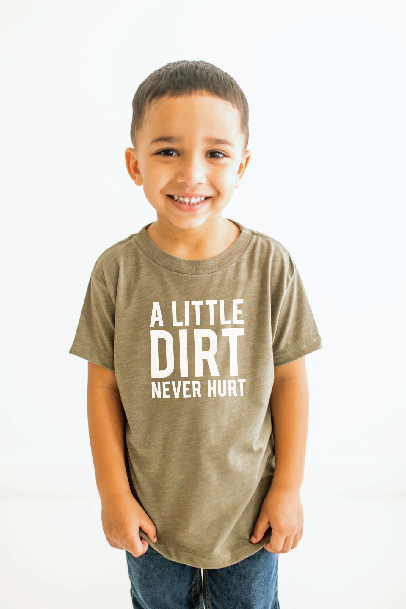 Dirt Never Hurt Shirt - Kids