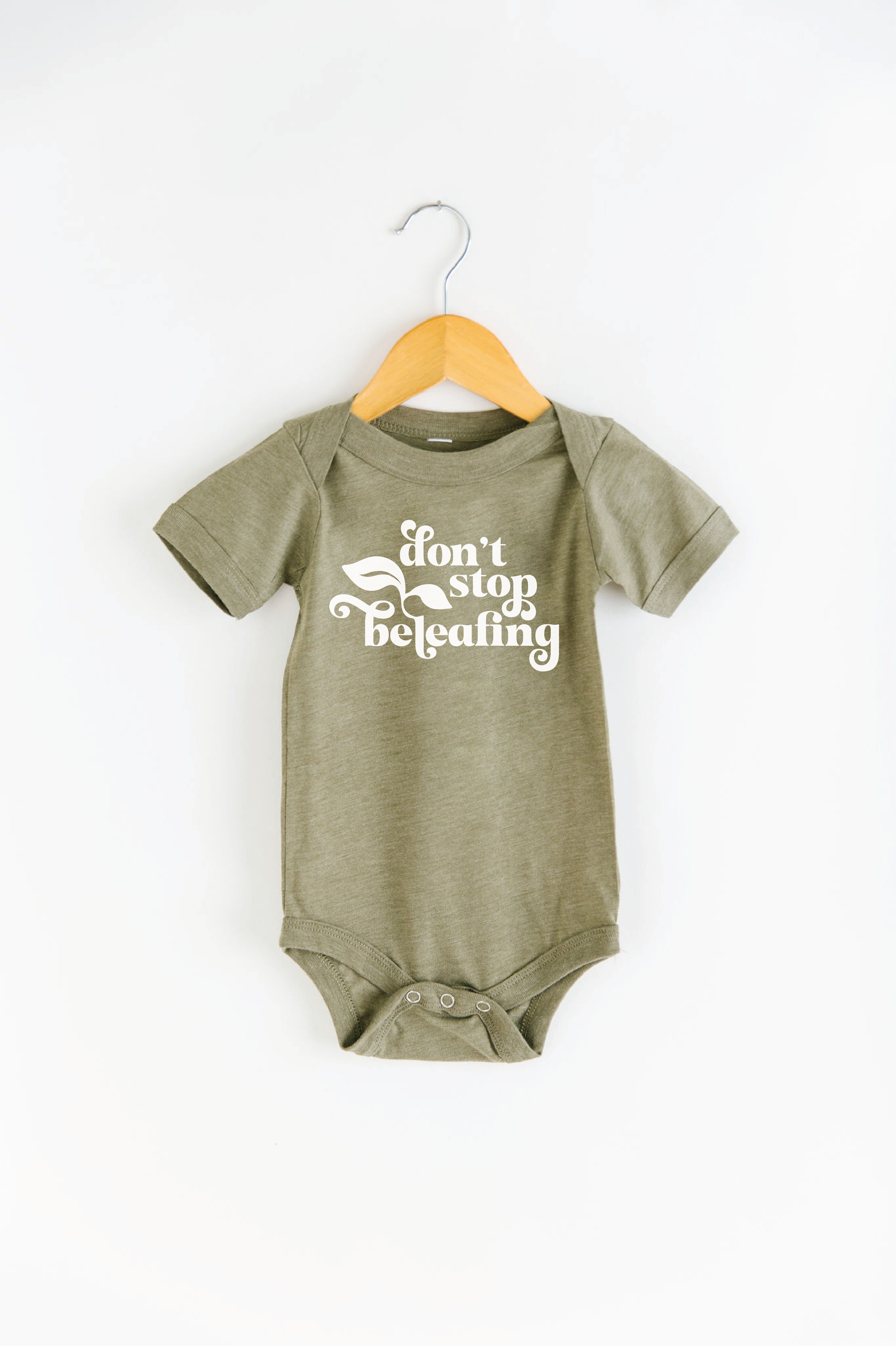 Don't Stop Beleafing Onesie