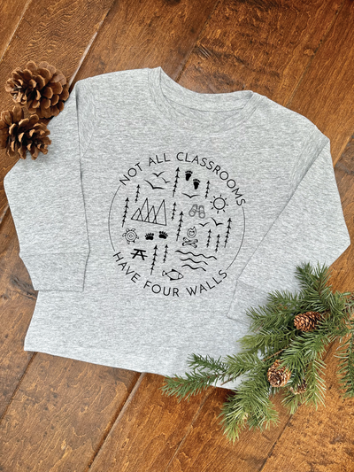 Not All Classrooms Have Four Walls Long Sleeve Tee - Kids