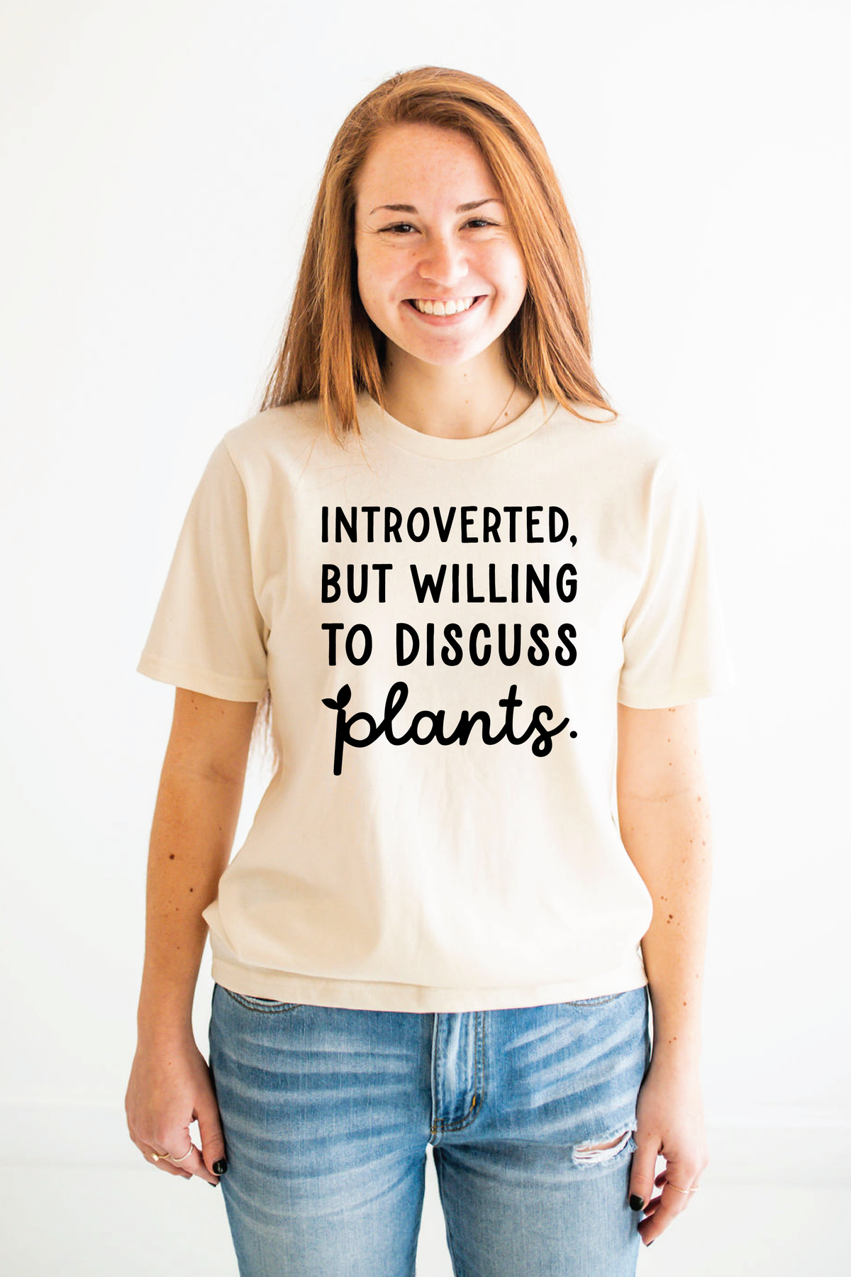 Introverted But Willing to Discuss Plants Shirt