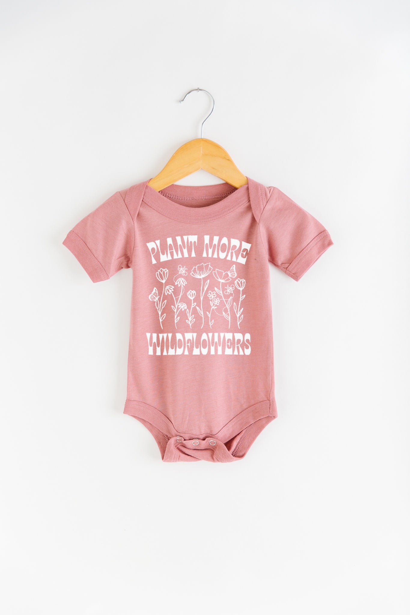 Plant More Wildflowers Onesie
