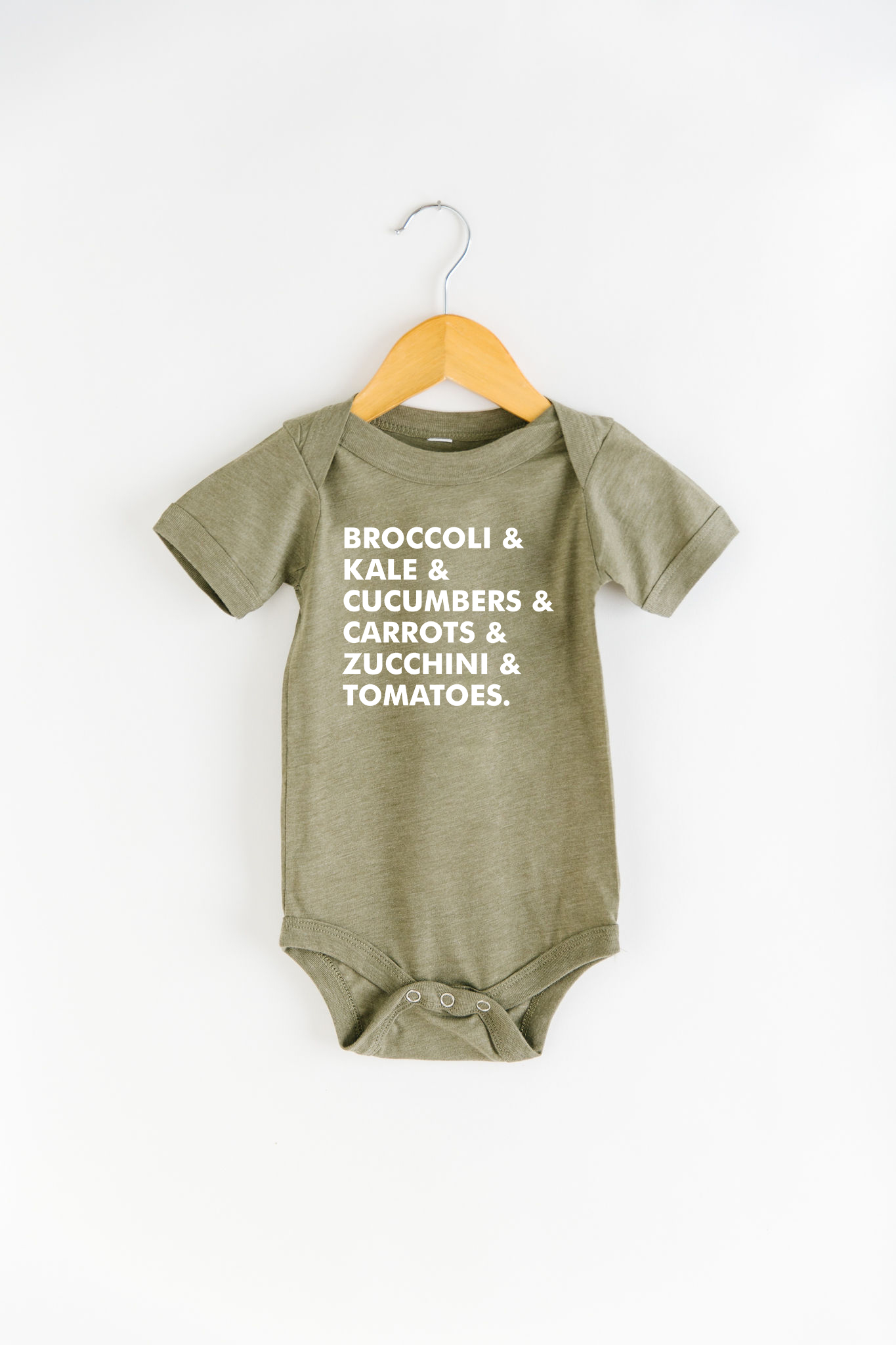 Veggie List Onesie