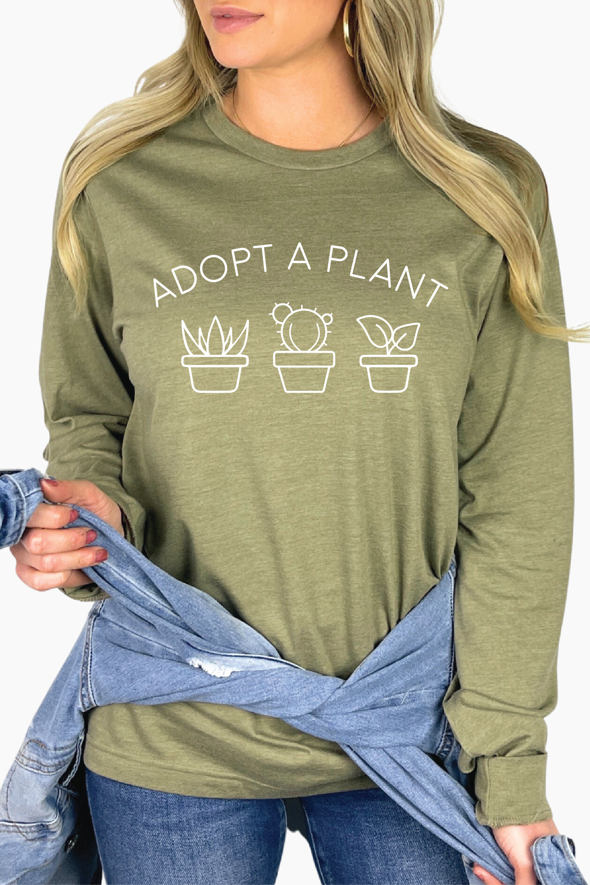 Adopt a Plant Long Sleeve Shirt