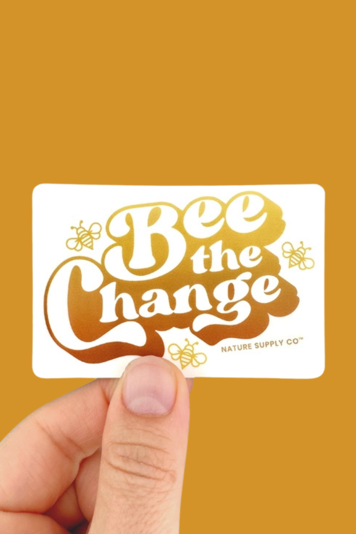 Bee the Change Sticker