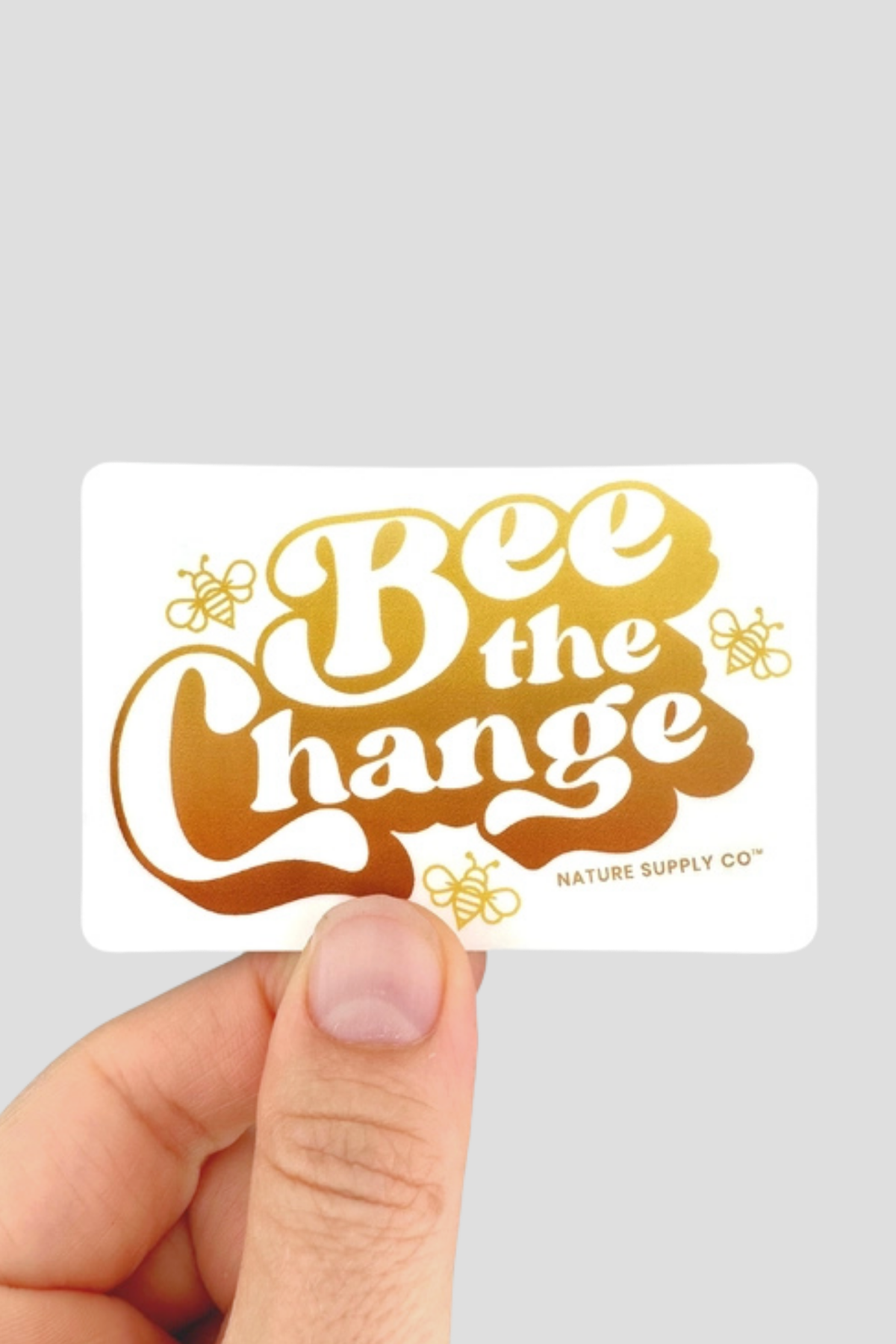 Bee the Change Sticker