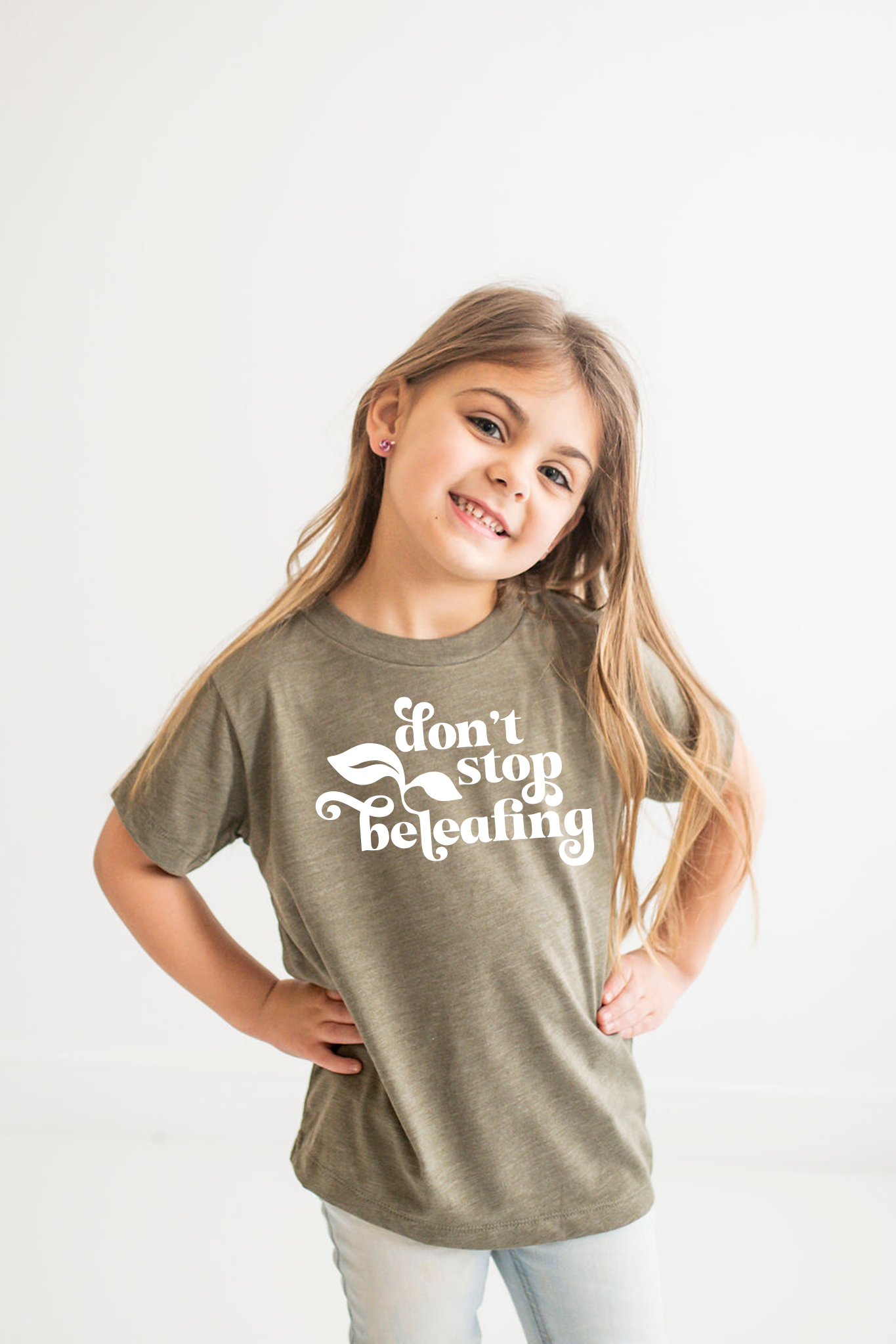 Don't Stop Beleafing Shirt - Kids