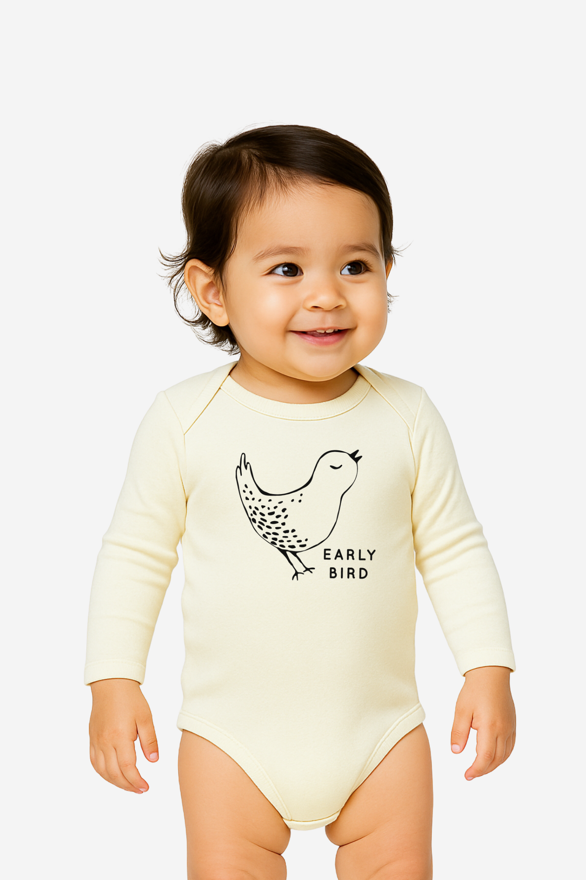 Early Bird Long Sleeve Onesie