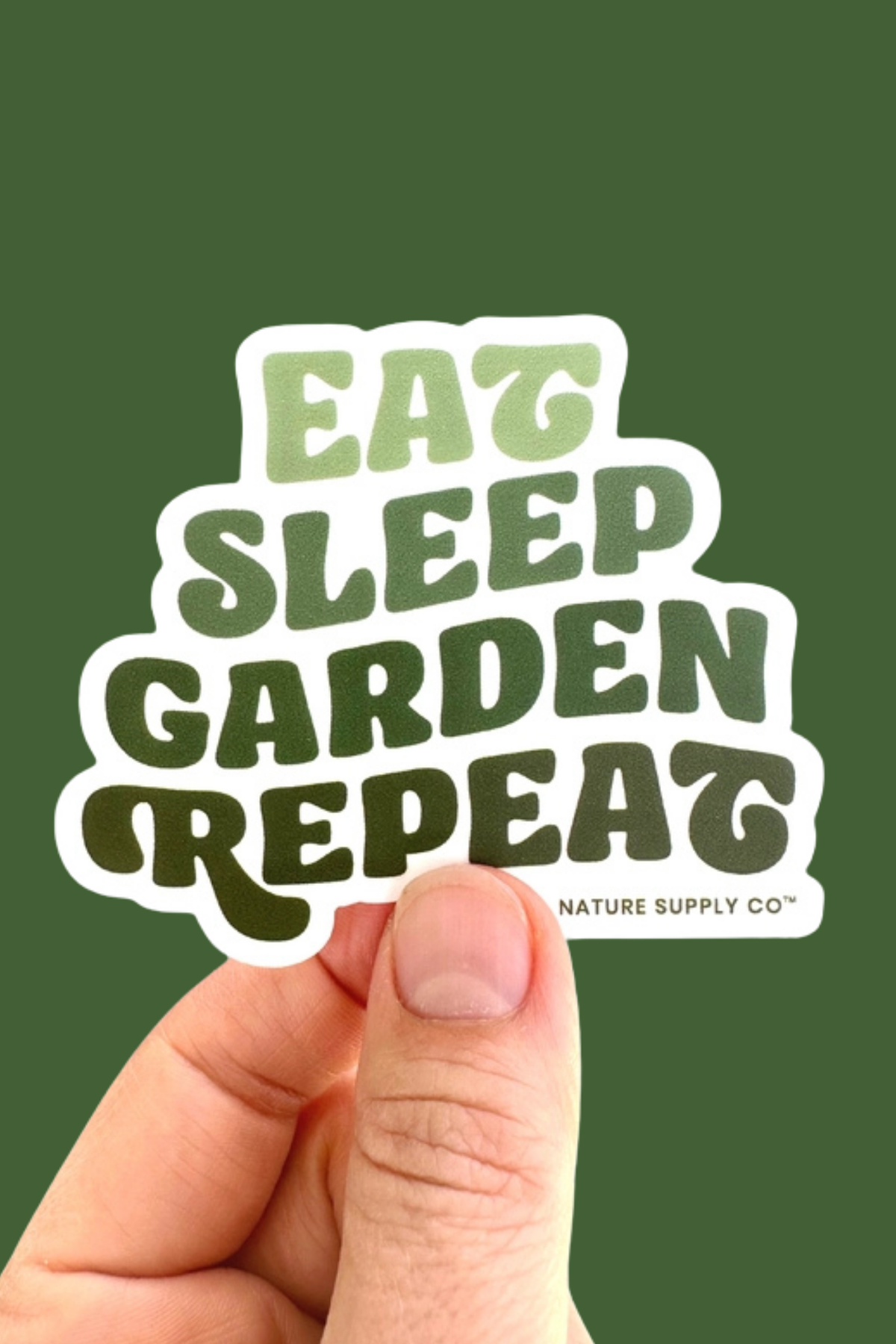 Eat, Sleep, Garden, Repeat Sticker
