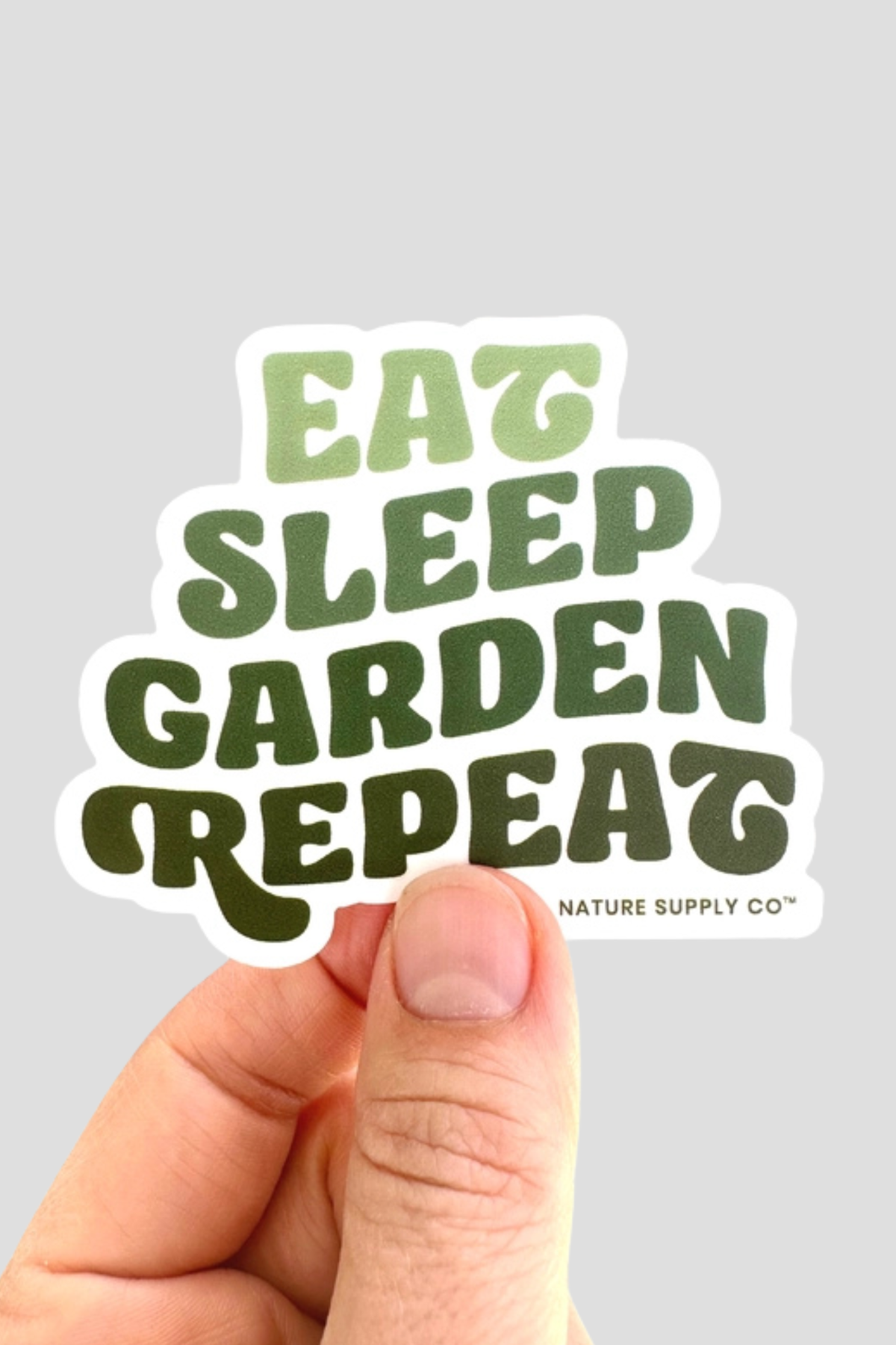Eat, Sleep, Garden, Repeat Sticker