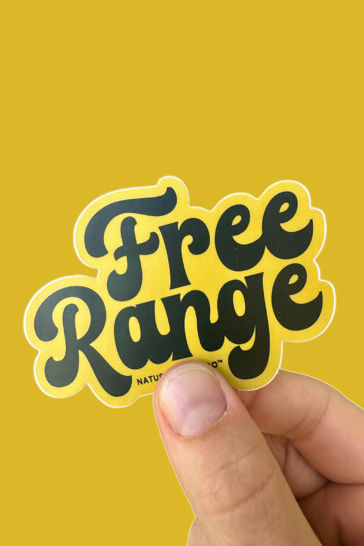 Free Range Sticker - New