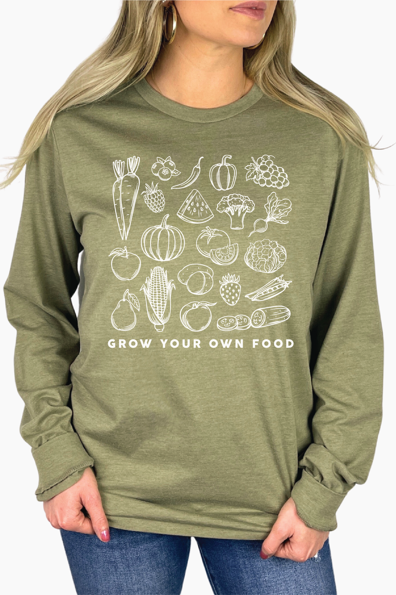 Grow Your Own Food Long Sleeve Shirt