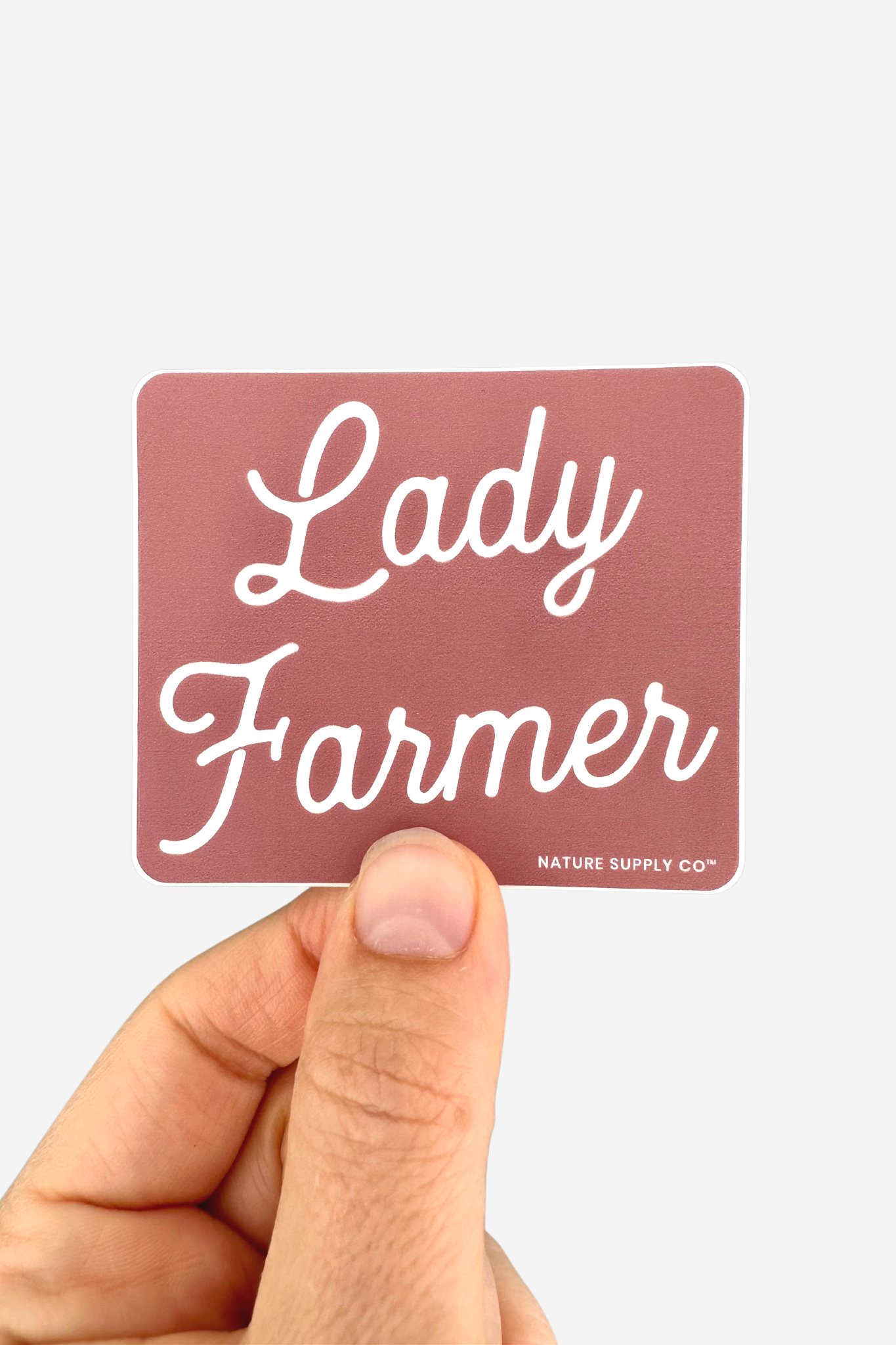 Lady Farmer Sticker