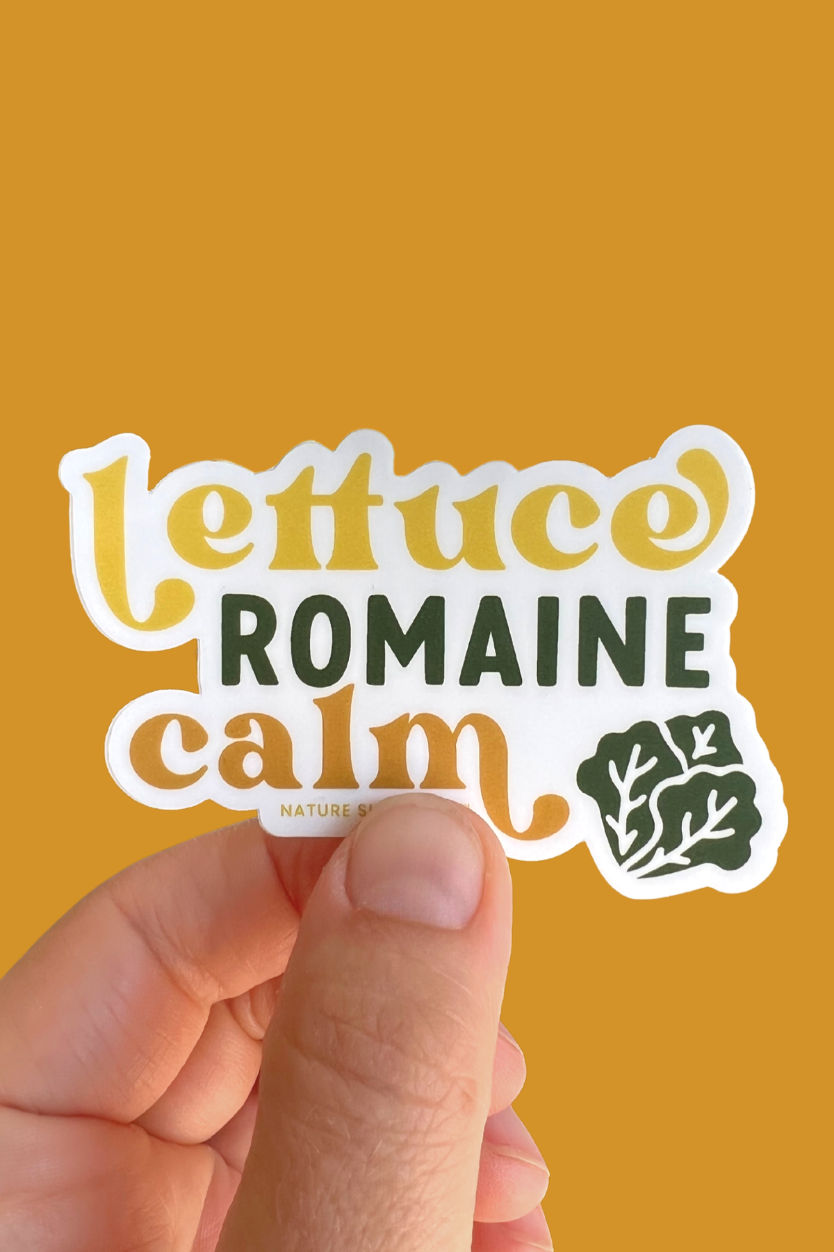 Lettuce Romaine Calm Sticker