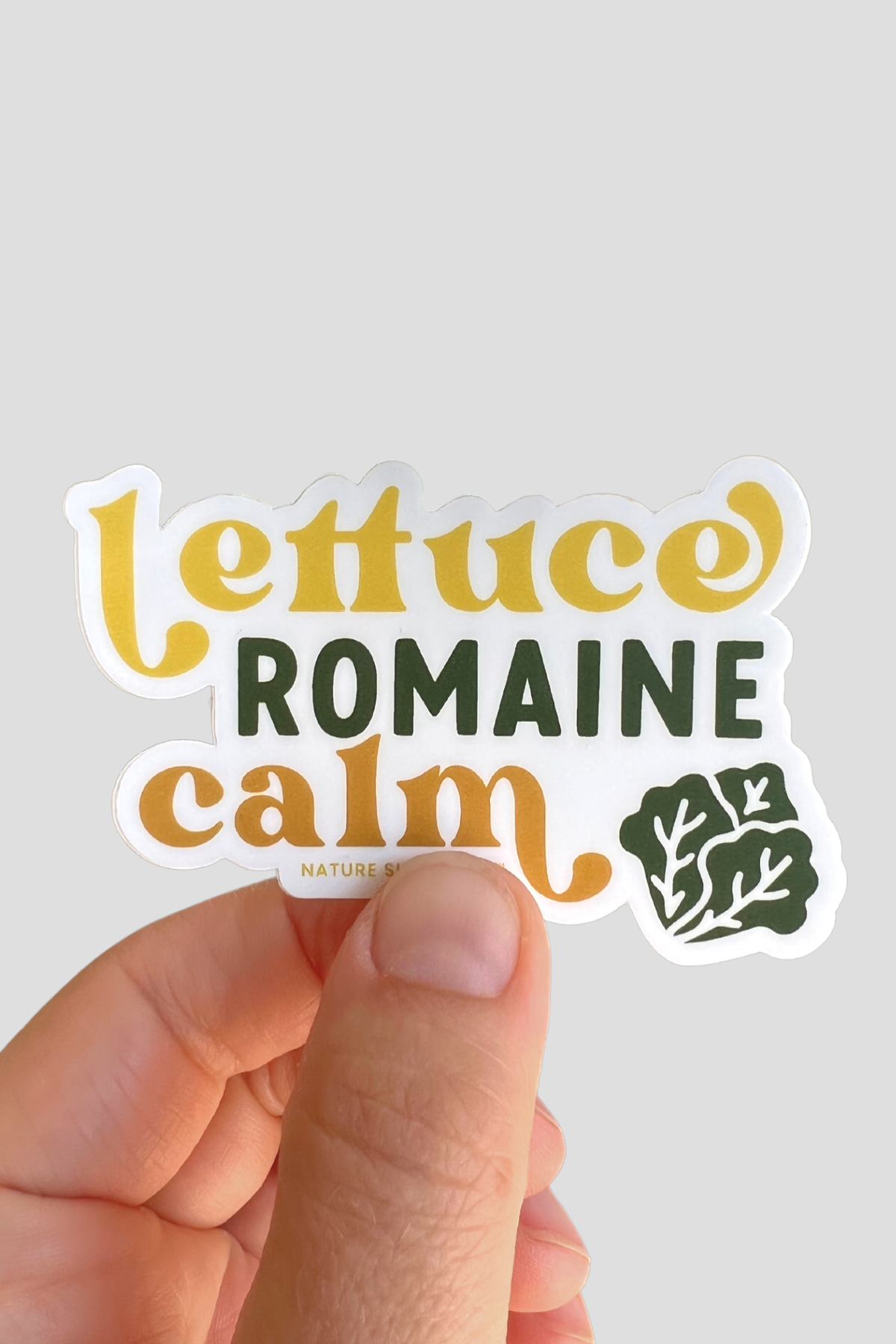 Lettuce Romaine Calm Sticker