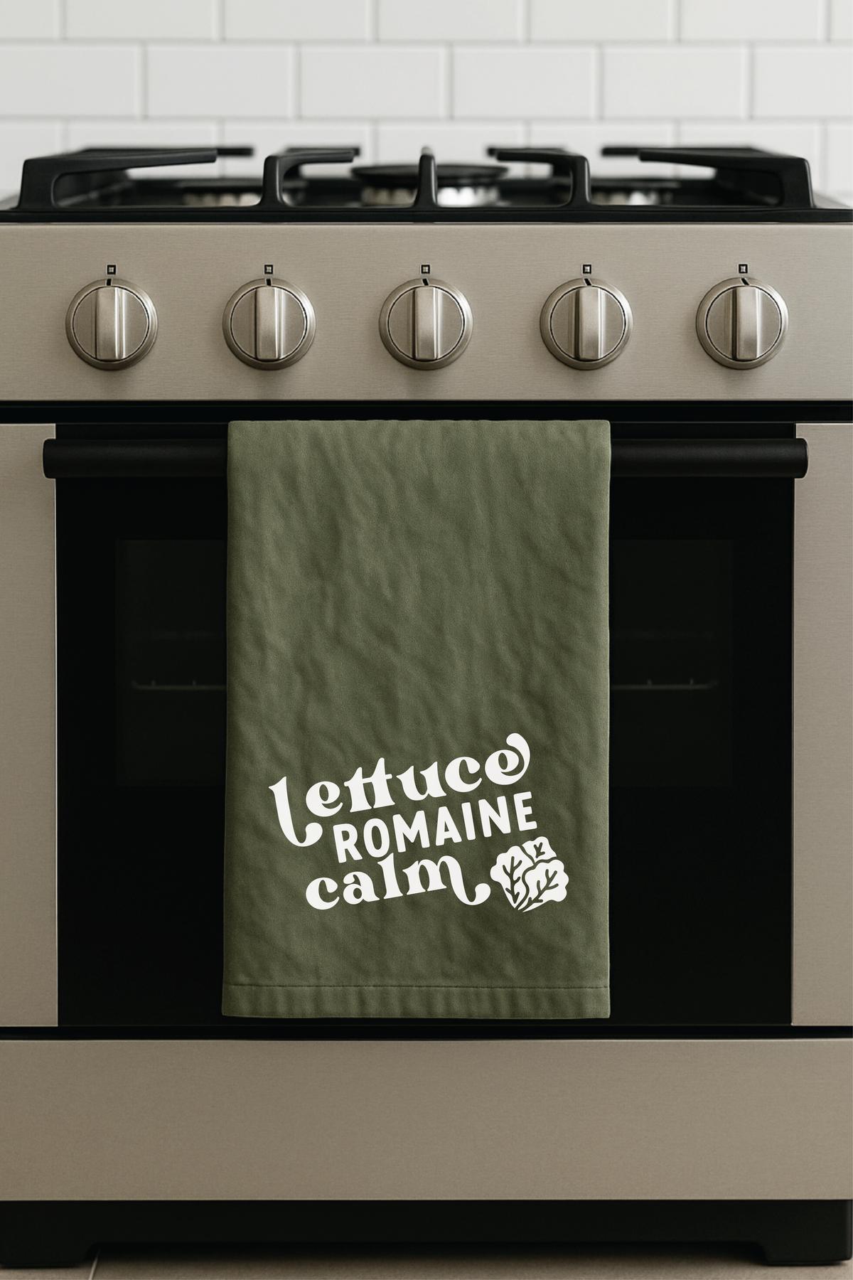 Lettuce Romaine Calm Kitchen Towel
