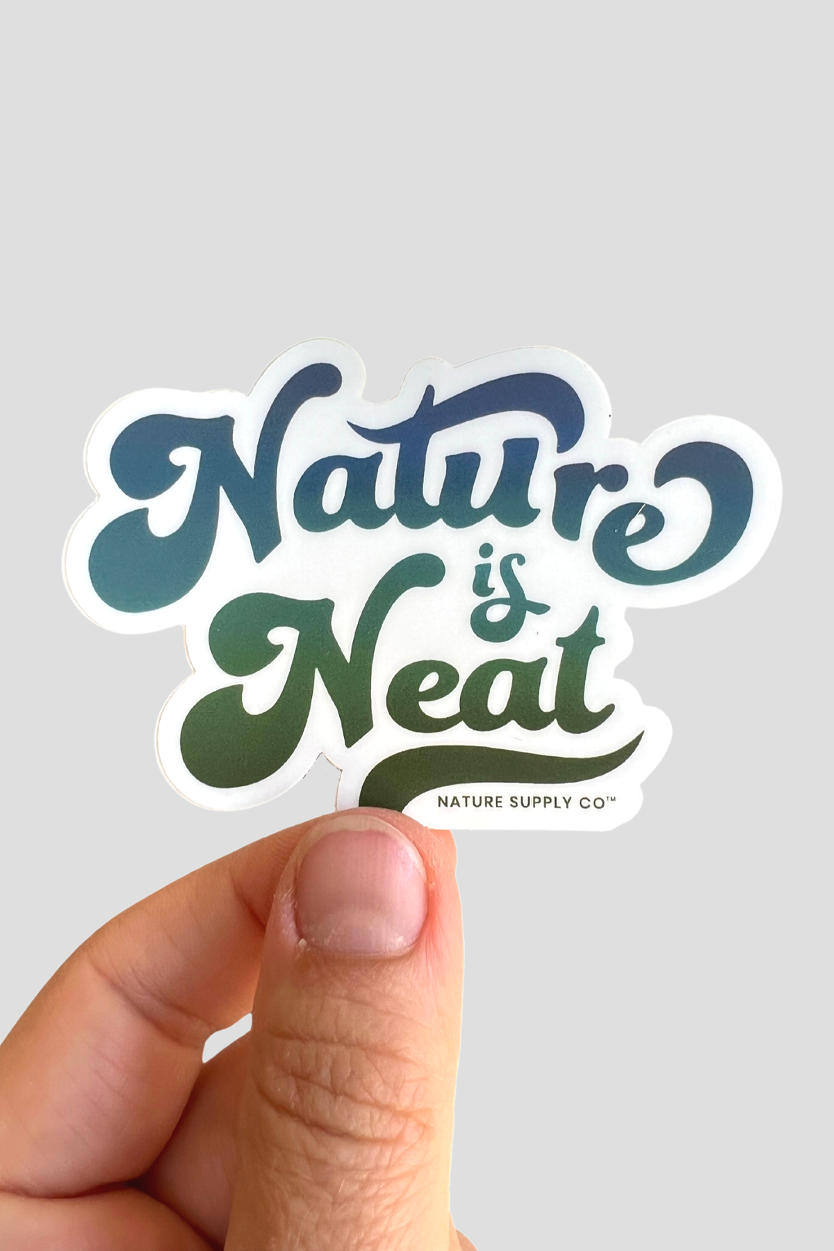 Nature is Neat Sticker