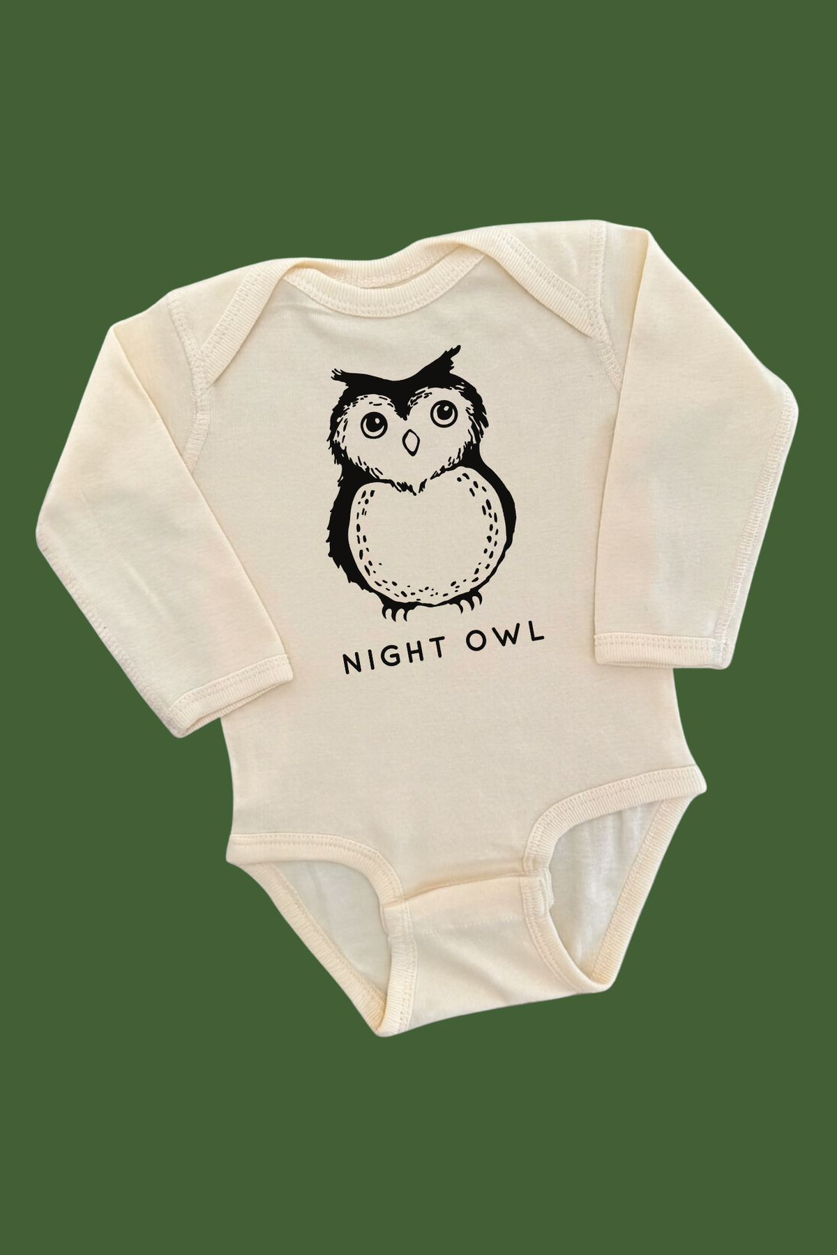 Night Owl Long Sleeve Onesie