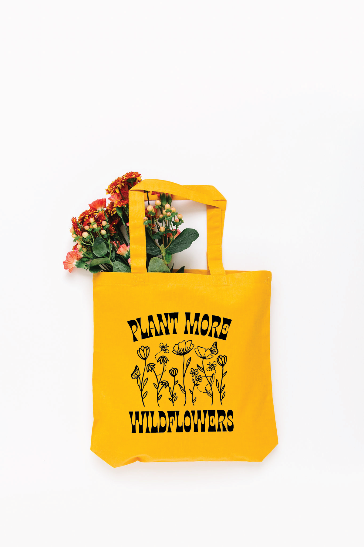 Plant More Wildflowers Tote Bag