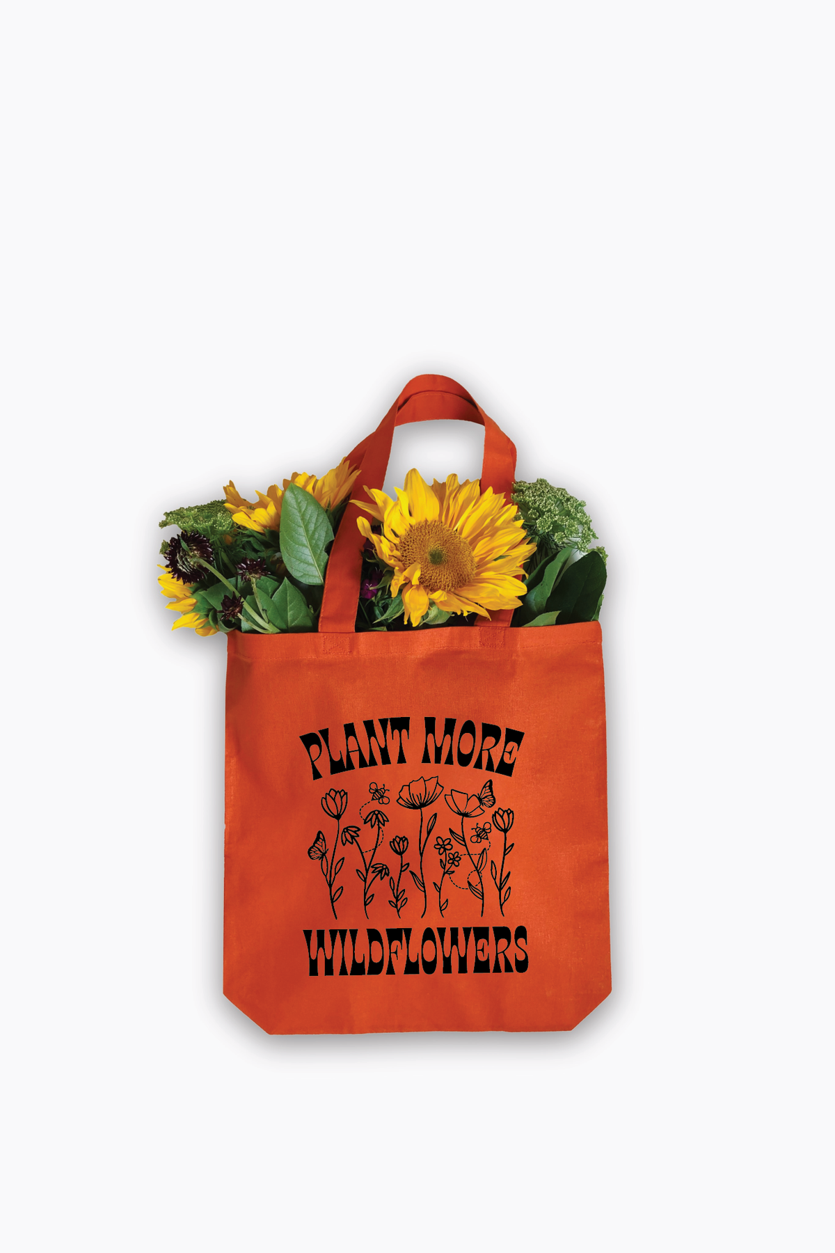 Plant More Wildflowers Tote Bag