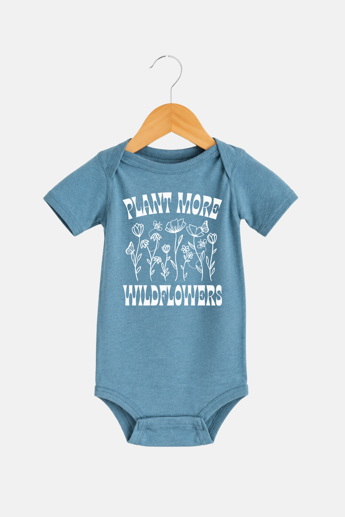 Plant More Wildflowers Onesie