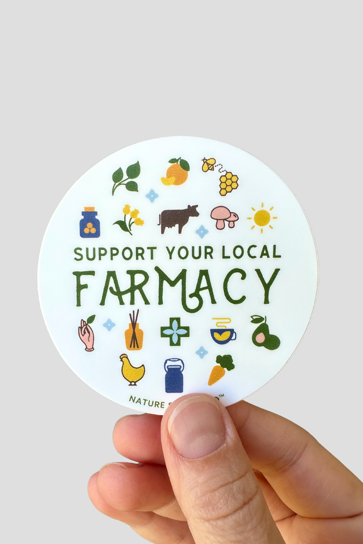 Support Your Local Farmacy Sticker