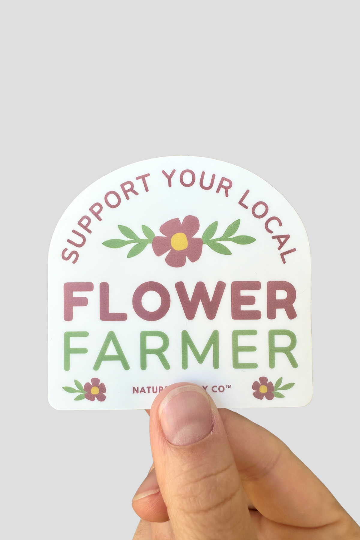 Support Your Local Flower Farmer Sticker