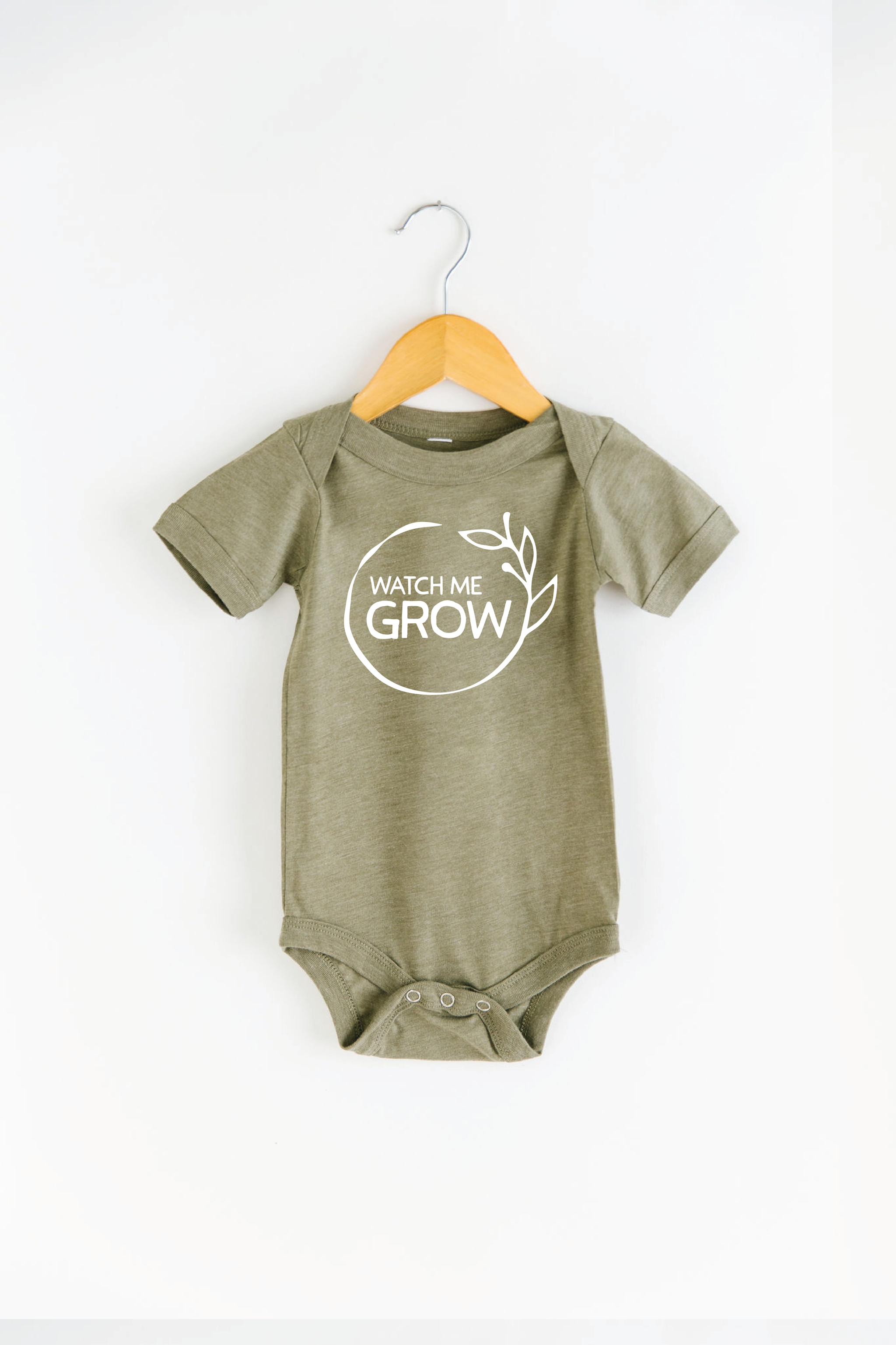 summer infant grow with me Watch Me Grow Onesie HEATHER OLIVE / 6-12M Onesie