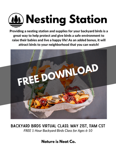 FREE: Bird Nesting Station