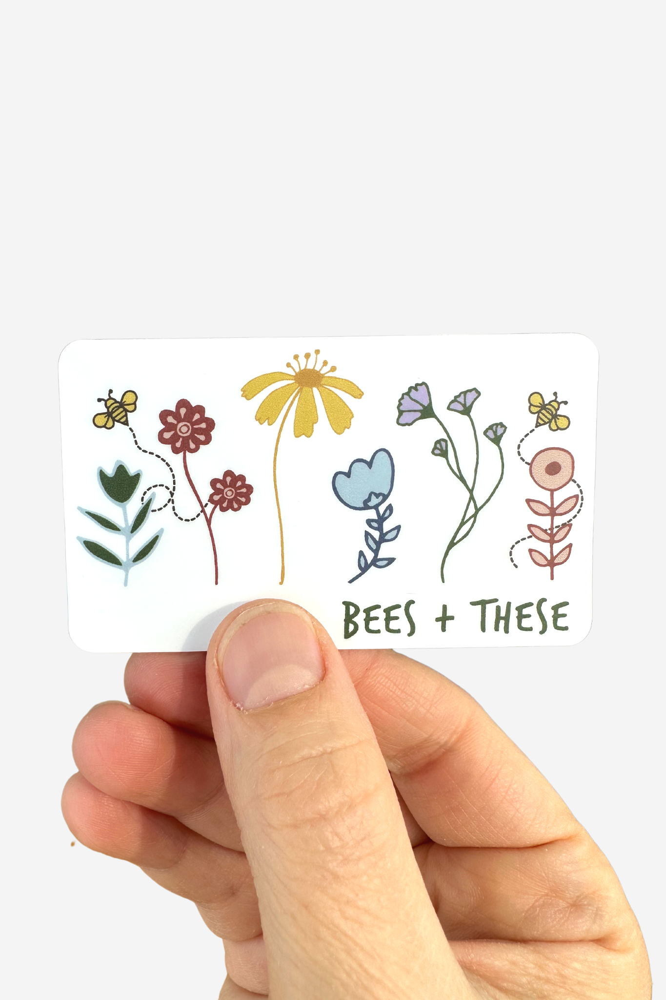 Bees + These Sticker