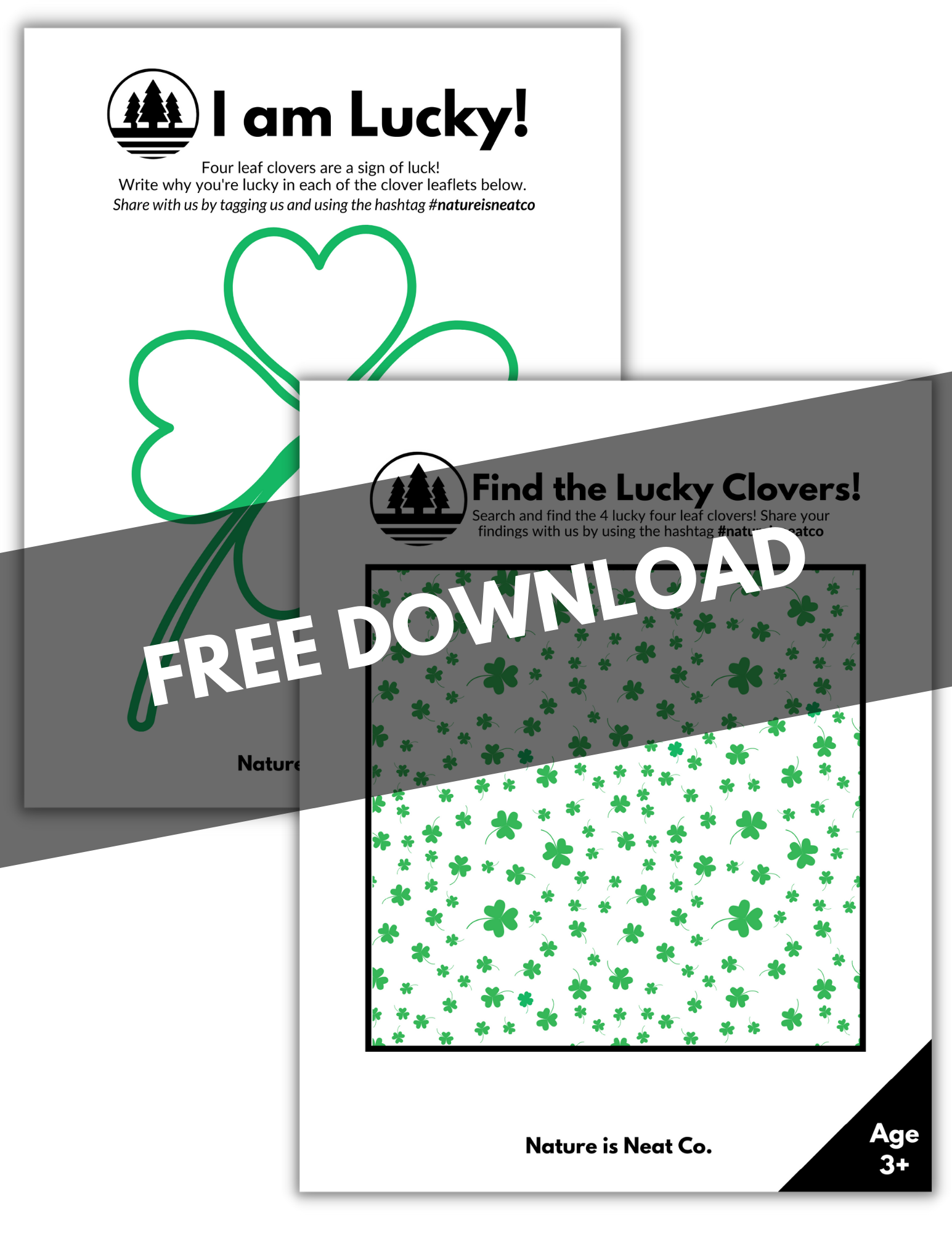 FREE: Lucky Clover + Search & Find