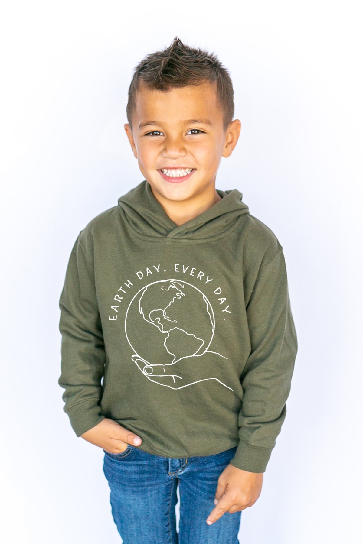 Earth Day Every Day Kids Hoodie