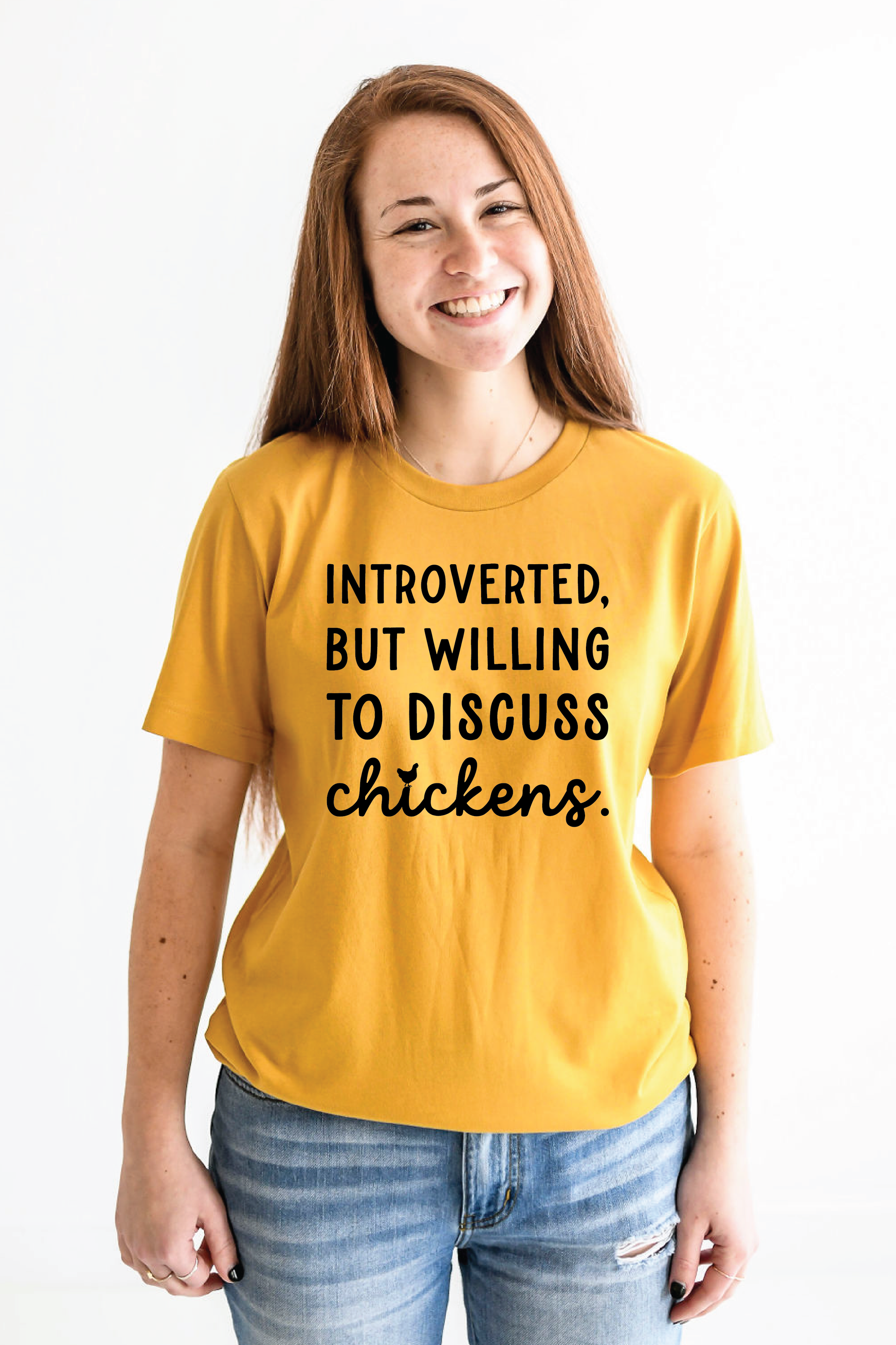Introverted But Willing to Discuss Chickens Shirt