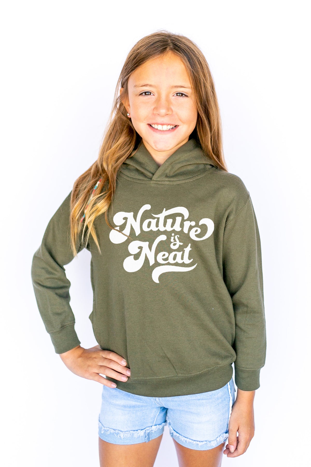 Nature is Neat Kids Hoodie