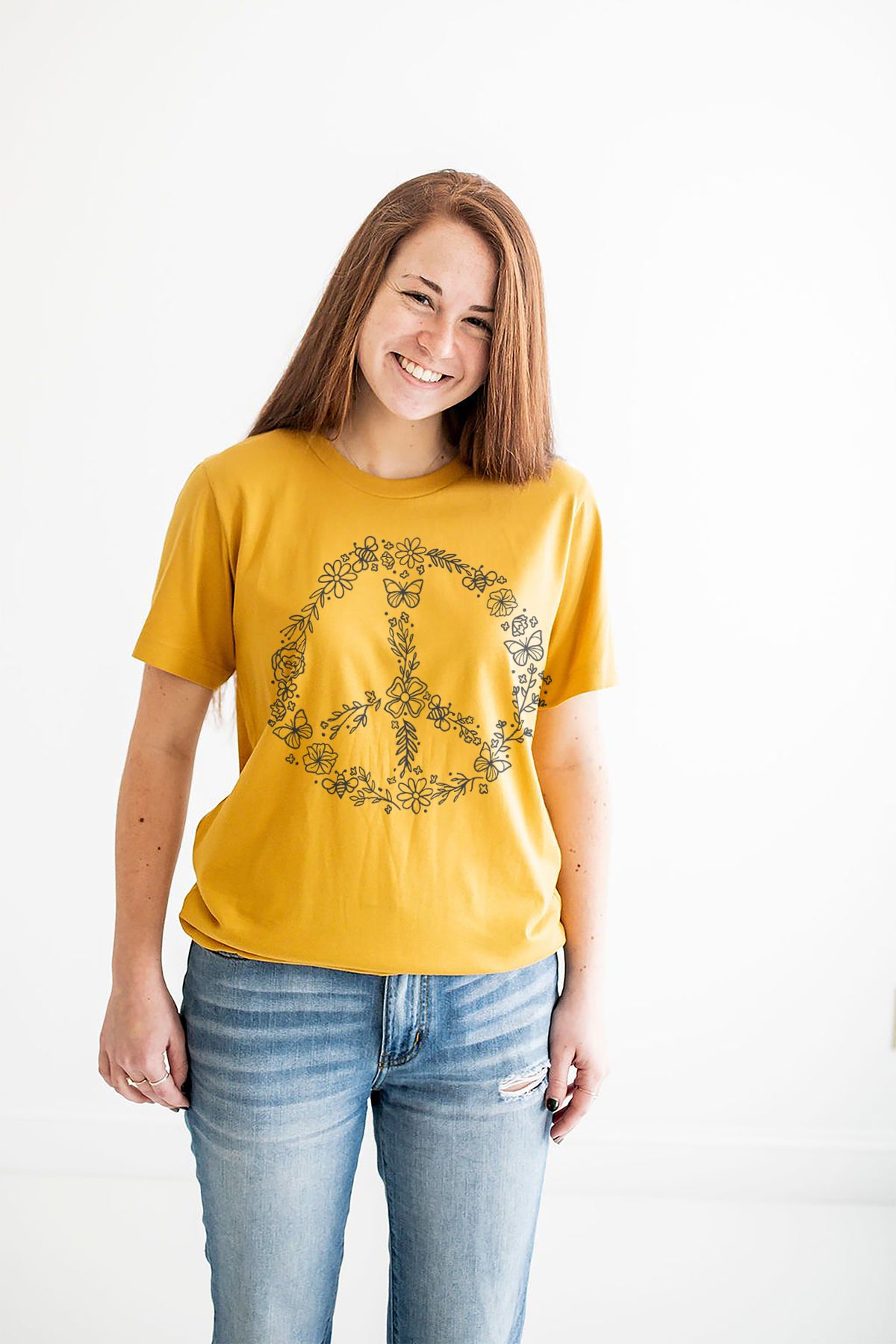 Pollinator Peace Sign Shirt