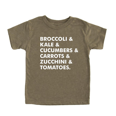 Veggie List Shirt - Kids
