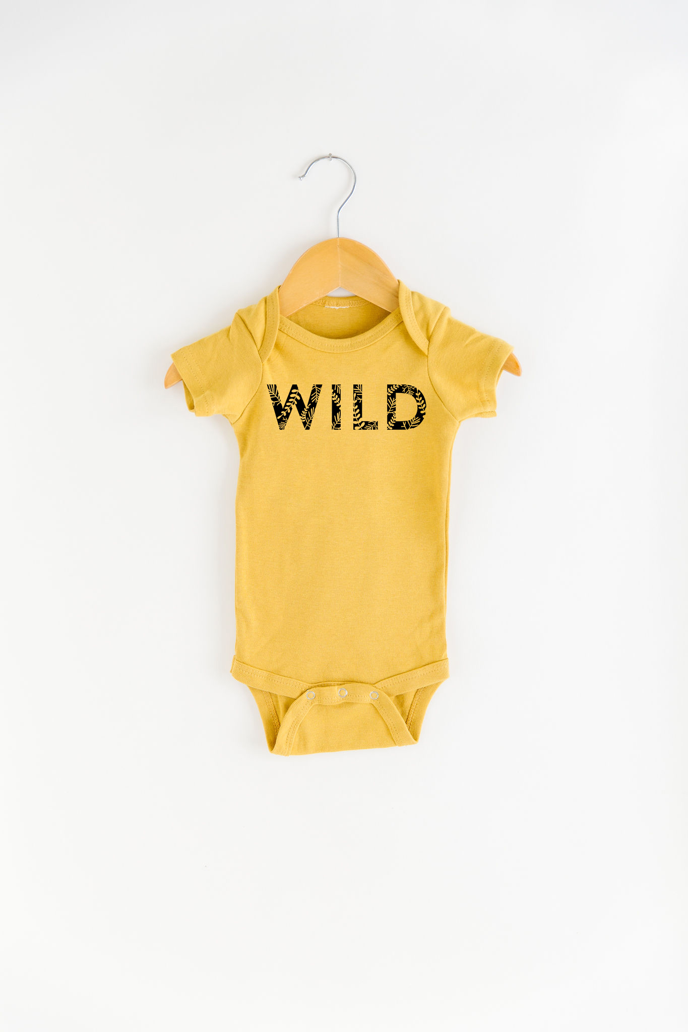 Mustard 2024 baby onesie
